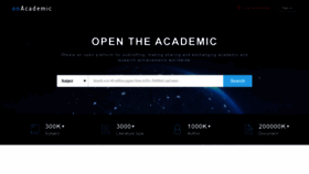 What Onacademic.com website looks like in 2024 