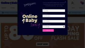 What Online4baby.com website looks like in 2024 