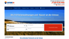 What Ostsee24.de website looks like in 2024 
