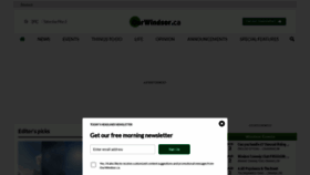 What Ourwindsor.ca website looks like in 2024 