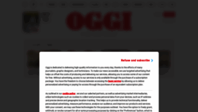 What Oggi.it website looked like in 2024 (2 years ago)