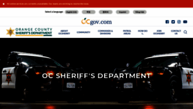 What Ocsd.org website looks like in 2024 