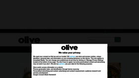 What Olivemagazine.com website looks like in 2024 