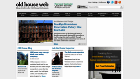What Oldhouseweb.com website looks like in 2024 