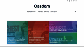 What Oasdom.com website looks like in 2024 