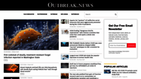 What Outbreak.news website looks like in 2024 