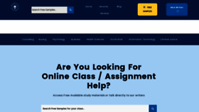 What Onlineclassassignment.com website looks like in 2024 