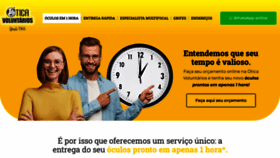What Oticavoluntarios.com.br website looks like in 2024 