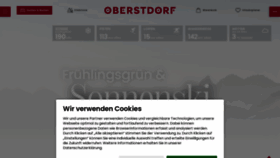 What Oberstdorf.de website looks like in 2024 