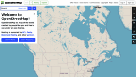What Openstreetmap.org website looks like in 2024 