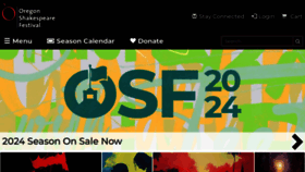 What Osfashland.org website looks like in 2024 