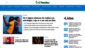 What Opetroleo.com.br website looks like in 2024 