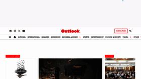 What Outlookindia.com website looks like in 2024 