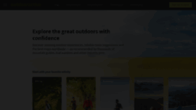 What Outdooractive.com website looks like in 2024 