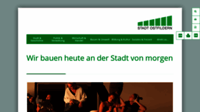 What Ostfildern.de website looks like in 2024 