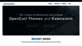 What Opencartworks.com website looks like in 2024 