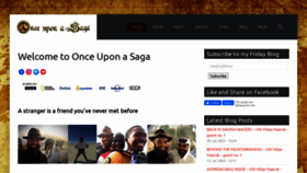 What Onceuponasaga.dk website looks like in 2024 