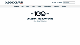What Oldendorff.com website looks like in 2024 