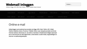 What Onlinewebmailinloggen.nl website looks like in 2024 