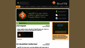 What Openttd.org website looked like in 2024 (1 year ago)