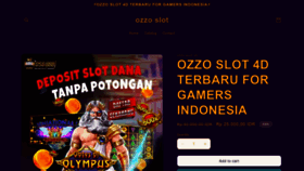What Ozzoslot4d.com website looks like in 2024 