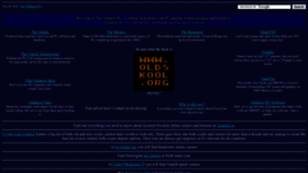 What Oldskool.org website looks like in 2024 
