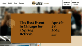 What Oneofakindshowchicago.com website looks like in 2024 