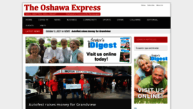 What Oshawaexpress.ca website looks like in 2024 