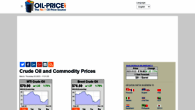 What Oil-price.net website looks like in 2024 