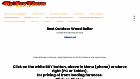 What Outdoorwoodfurnaceboiler.com website looks like in 2024 