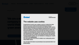 What Orsted.co.uk website looks like in 2024 