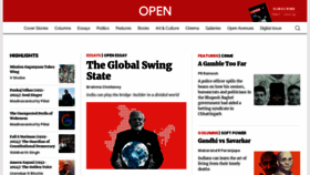 What Openthemagazine.com website looks like in 2024 