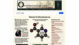 What Orthomolecular.org website looks like in 2024 
