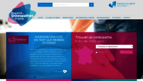 What Osteopathie.org website looked like in 2024 (1 year ago)