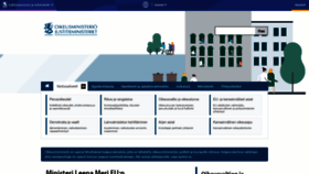 What Oikeusministerio.fi website looks like in 2024 