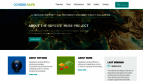 What Odyssee-mure.eu website looks like in 2024 
