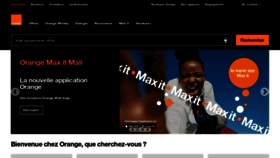 What Orangemali.com website looks like in 2024 