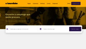 What Oamarelinho.com.br website looks like in 2024 