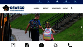 What Oswego.org website looked like in 2024 (2 years ago)