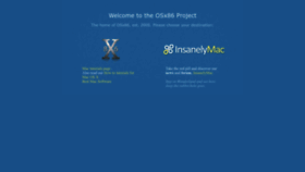 What Osx86project.org website looks like in 2024 