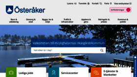 What Osteraker.se website looks like in 2024 