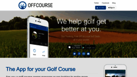 What Offcourse.co website looked like in 2024 (1 year ago)