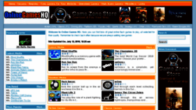 What Onlinegameshq.com website looked like in 2011 (13 years ago)