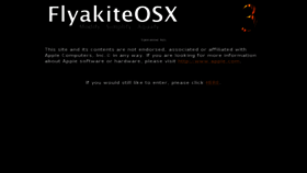 What Osx.portraitofakite.com website looked like in 2011 (13 years ago)