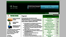 What Pr-free.de website looked like in 2011 (12 years ago)