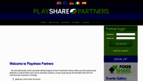 What Playsharepartners.com website looked like in 2011 (13 years ago)