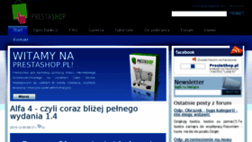 What Prestashop.pl website looked like in 2011 (13 years ago)