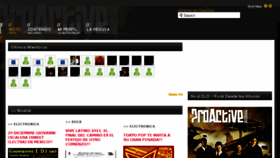 What Proactivemagazine.com website looked like in 2011 (13 years ago)