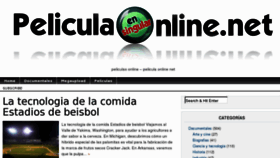 What Peliculaonline.net website looked like in 2011 (12 years ago)