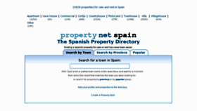What Property-net-spain.com website looked like in 2011 (12 years ago)